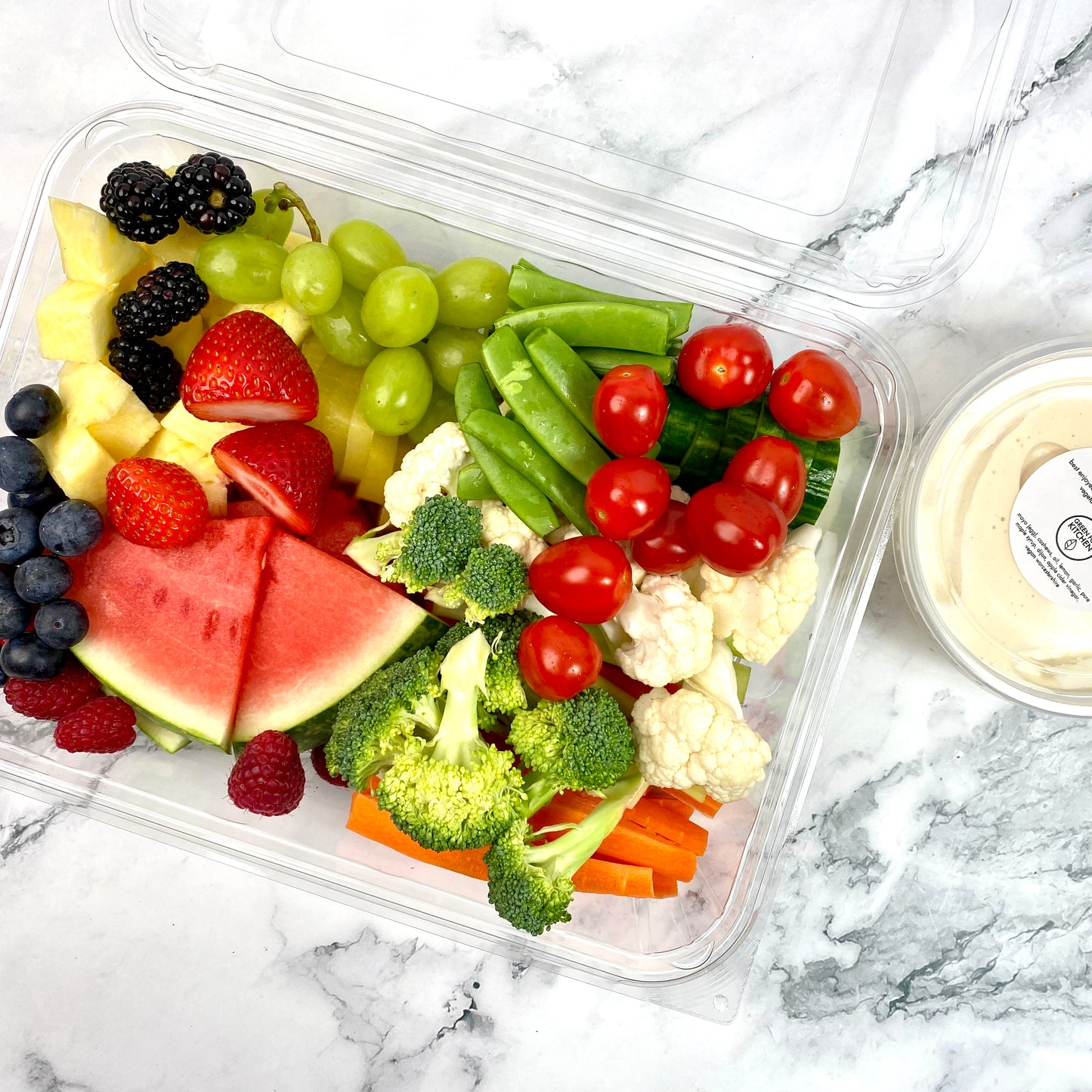 NEW! Fruit & Veg Tray (serves 8+) (V,GF) JUNE 11
