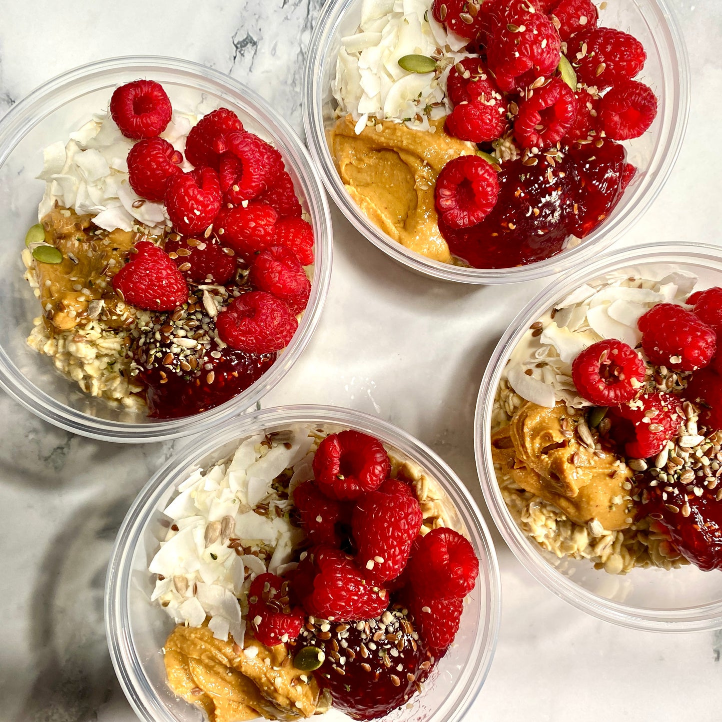 Raspberry Coconut Overnight Oats (VG) OCT 1