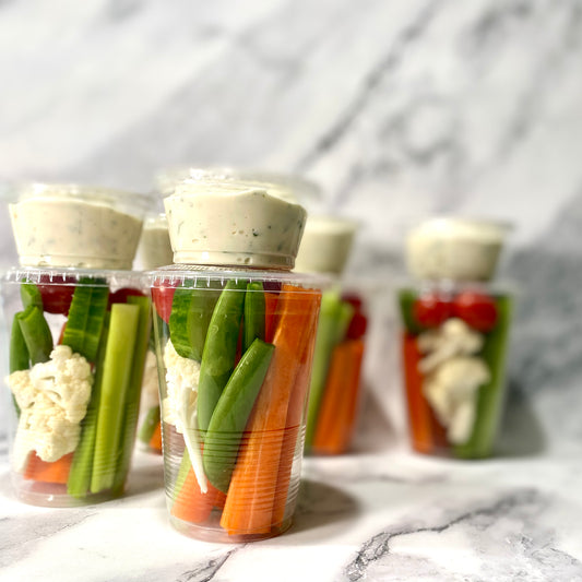 Fresh Veggie Cups (4) (VG,GF) PRE-ORDER
