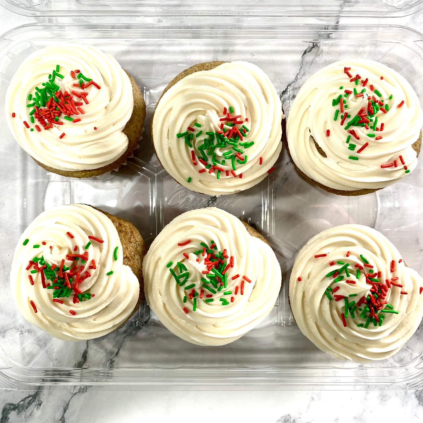Whole Wheat Holiday Cupcakes (6) (VG) DEC 20/21