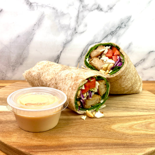 Asian Chick'n Peanut Wrap (V) OCT 31