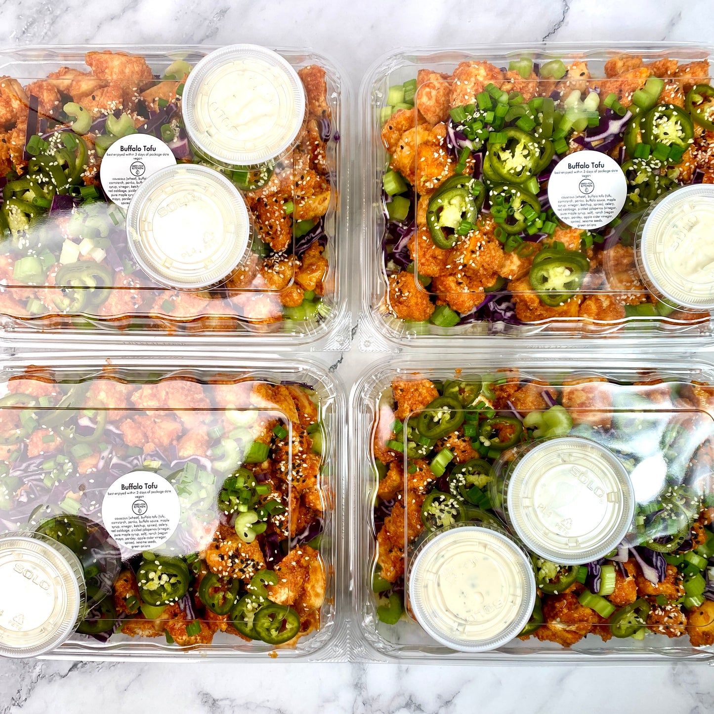 Buffalo Tofu (serves 4+) (VG)