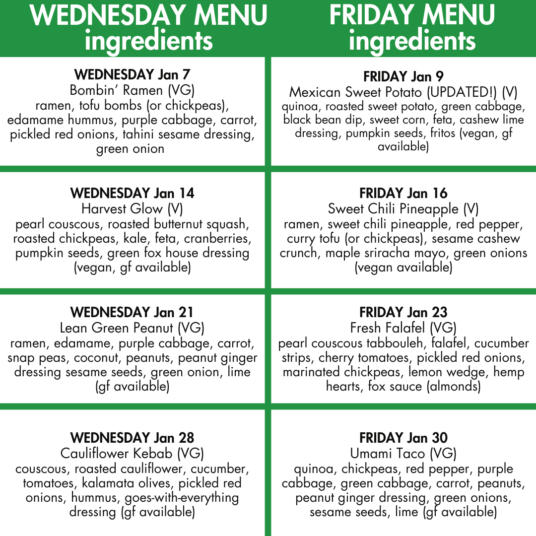 January Subscriptions