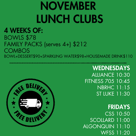 November Lunch Clubs