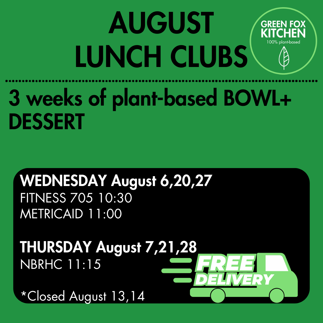 AUGUST Lunch Club BOWLS+DESSERT