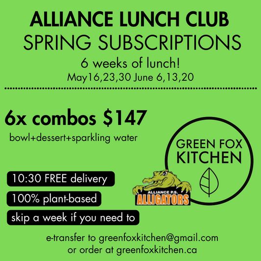 Alliance Spring Lunch Club COMBOS