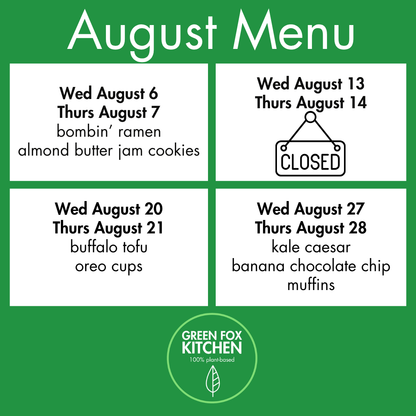 AUGUST Lunch Club COMBOS