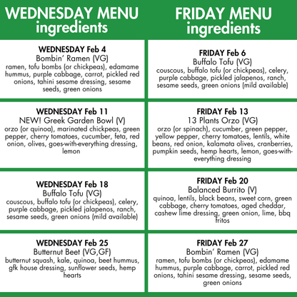 February Subscriptions