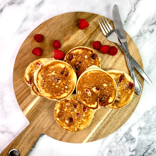 NEW! Raspberry Pancakes (V) (6 FROZEN)