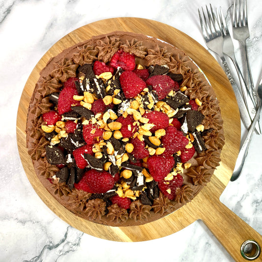 NEW! Chocolate Peanut Dream Cake 9" (VG)