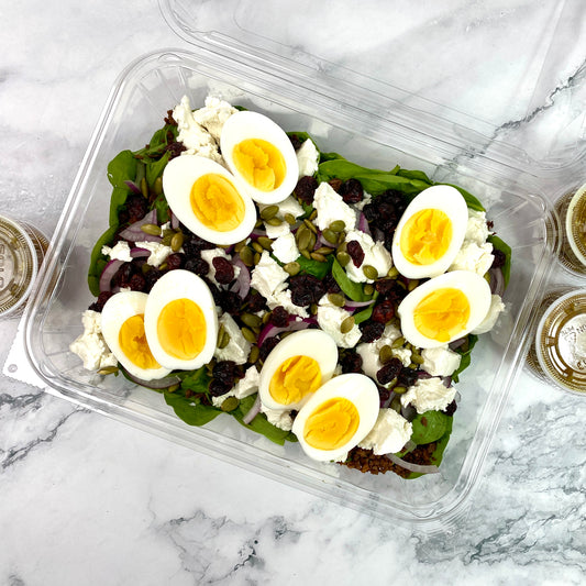 NEW! Supreme Spinach Salad (serves 4+) (V,GF)