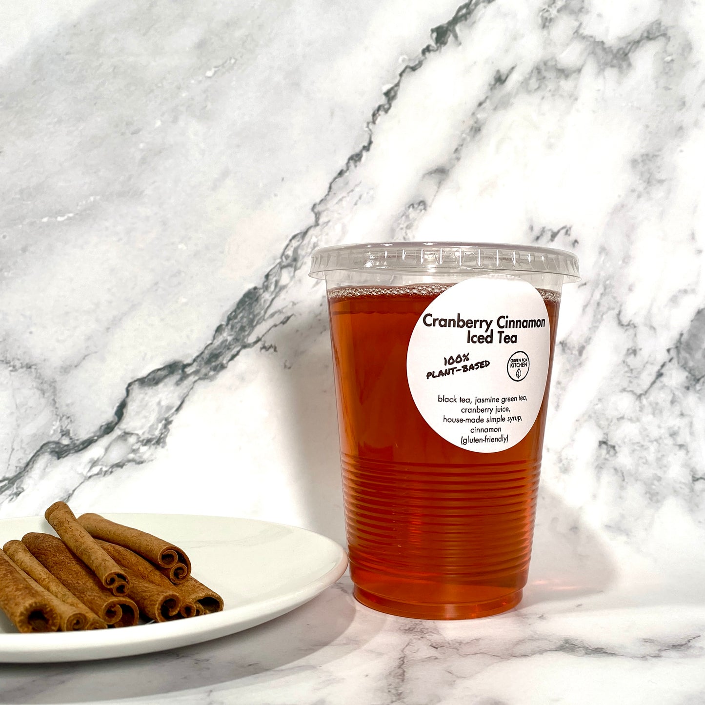 Cranberry Cinnamon Iced Tea (VG,GF) OCT 3