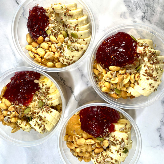 Peanut Butter and Jam Overnight Oats (16oz) MAY 8/9