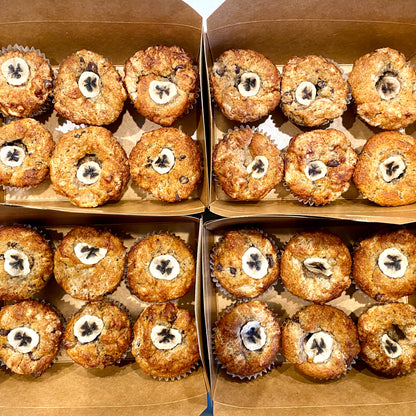 Banana Chocolate Chip Muffins (6) (VG) AUG 27/28