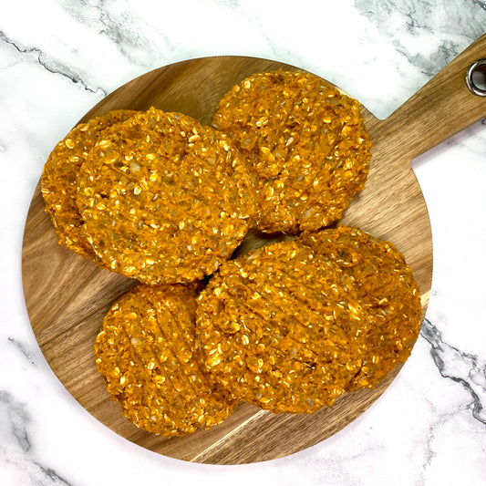 Roasted Sweet Potato Burgers (6) FROZEN