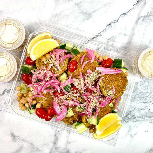 Family Pack - Fresh Falafel Bowl (serves 4+) (VG) MAR 3