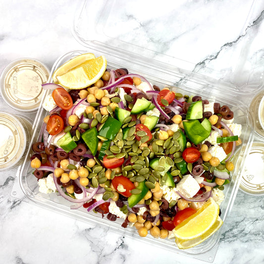 Greek Garden Bowl (serves 4+) (V) *VG,GF available