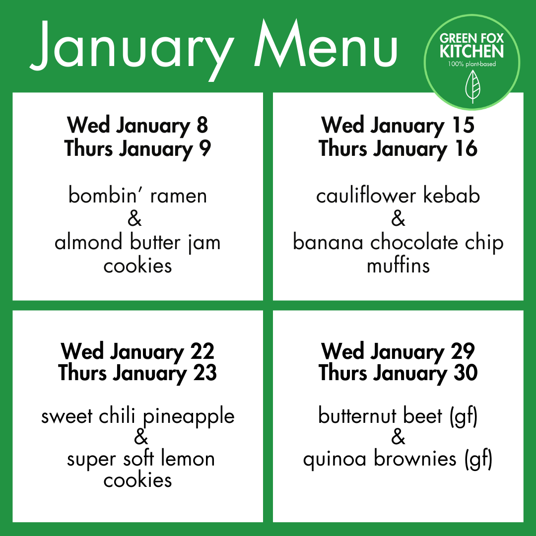 JANUARY Lunch Club COMBOS