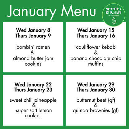 JANUARY Lunch Club COMBOS