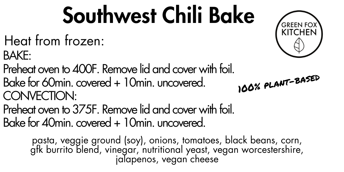 Southwest Chili Bake (VG) (FROZEN)