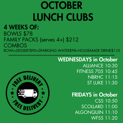 October Lunch Clubs