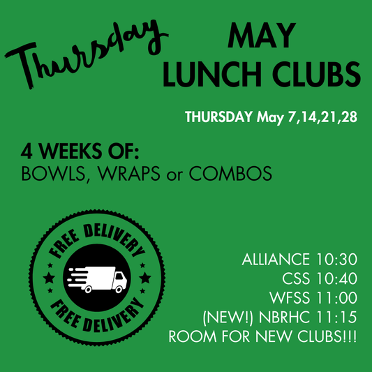 THURSDAY Lunch Clubs