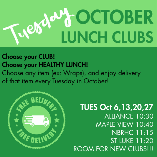 TUESDAY Lunch Clubs