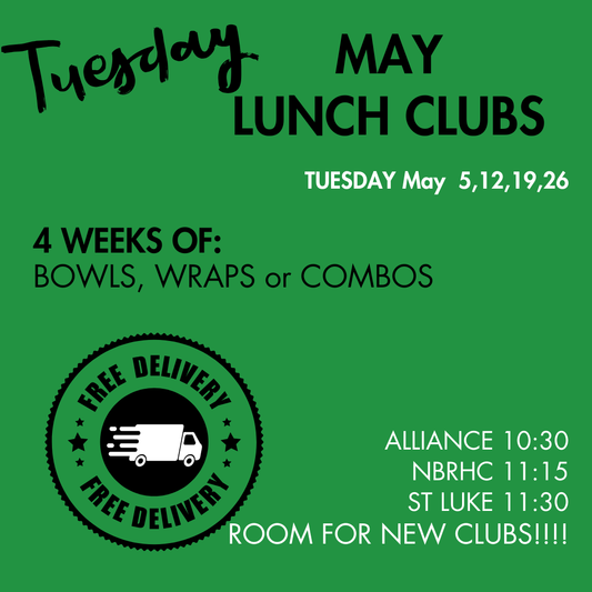TUESDAY Lunch Clubs