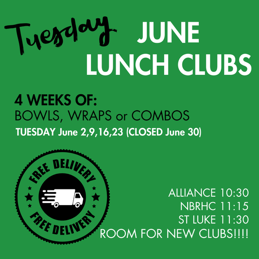 TUESDAY Lunch Clubs