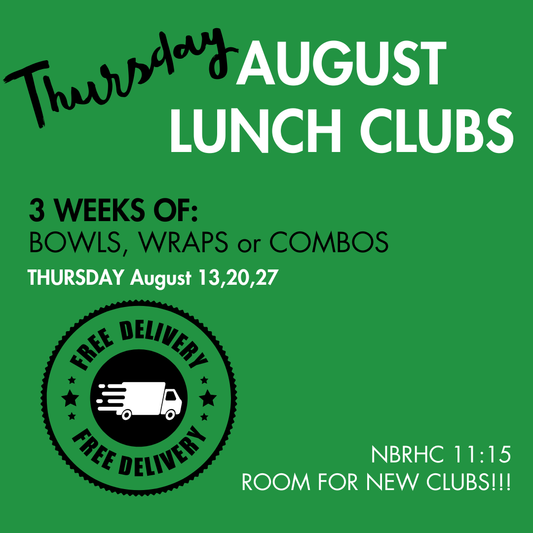 THURSDAY Lunch Clubs