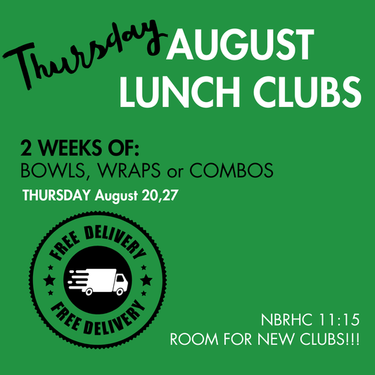 THURSDAY Lunch Clubs