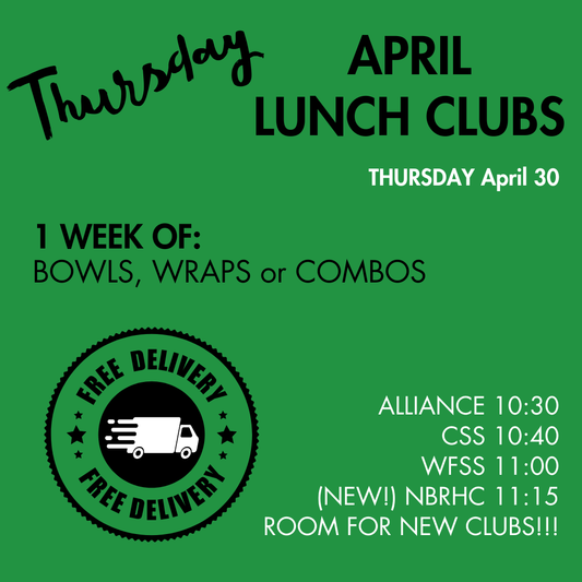 THURSDAY Lunch Clubs