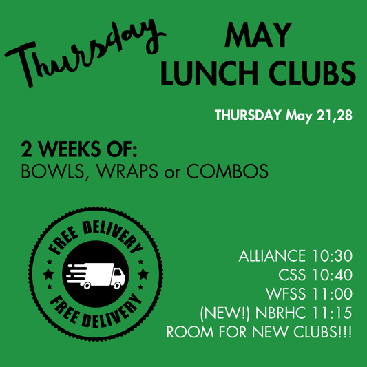 THURSDAY Lunch Clubs