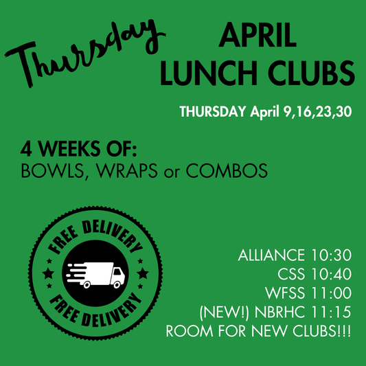 THURSDAY Lunch Clubs