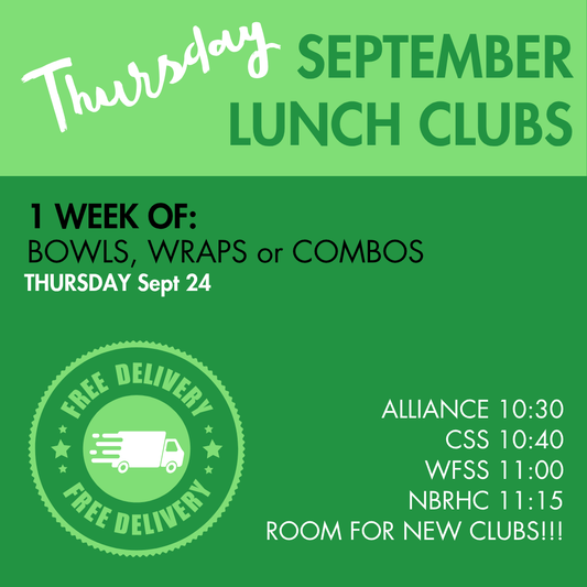 THURSDAY Lunch Clubs