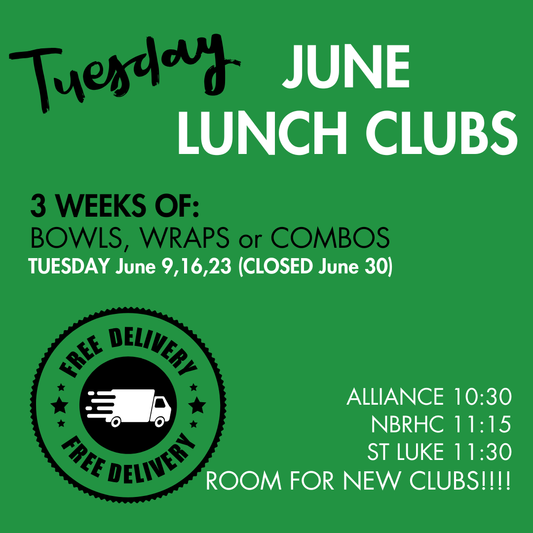 TUESDAY Lunch Clubs