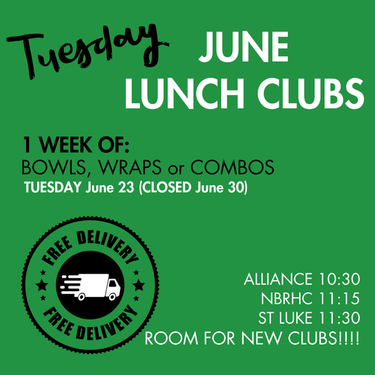 TUESDAY Lunch Clubs