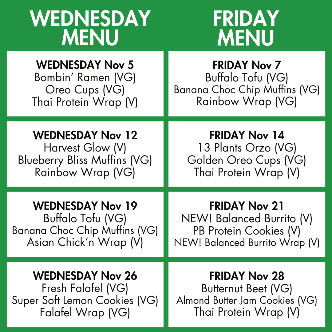 November Lunch Clubs
