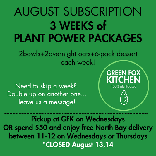 August Subscription PLANT POWER PACKAGE