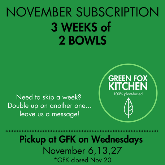 November Subscription 2 BOWLS