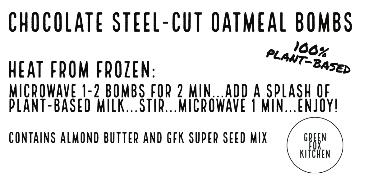 Chocolate Steel-Cut Oatmeal Bombs (6)